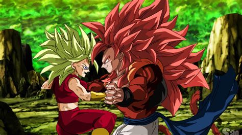 kefla|Kefla vs SSJ4 Gogeta